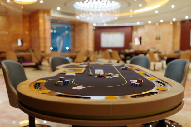 Live dealer studio with multiple cameras broadcasting blackjack table